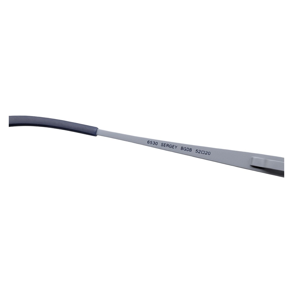 Bevel Sergey 6530 BGDB Eyeglasses Titanium Square Frames Matte Grey Blue Japan - Picture 5 of 5